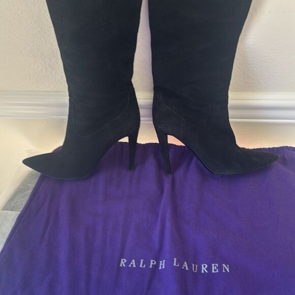 Ralph Lauren collection suede beautiful EUC boots paid $1,300- size 8 - Picture 4 of 14